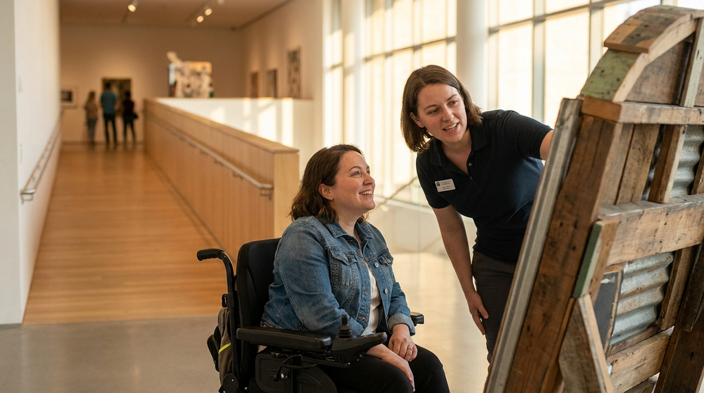 Musei inclusivi — Modulo 3: Accoglienza e assistenza ai visitatori con disabilità motorie