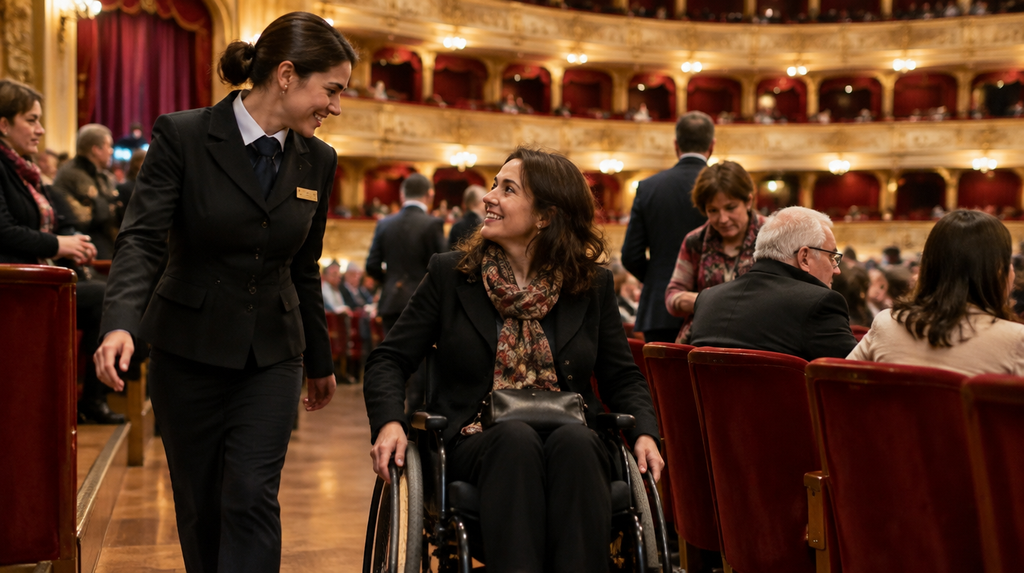 Accoglienza di persone con disabilità a teatro